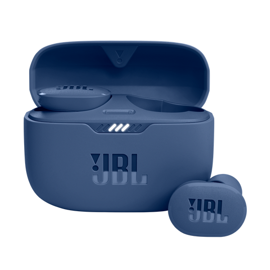 JBL Tune 130NC TWS - Blue - True wireless Noise Cancelling earbuds - Hero